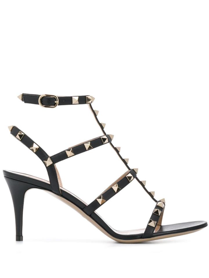 Valentino Valentino Garavani Rockstud Caged Sandals - Black