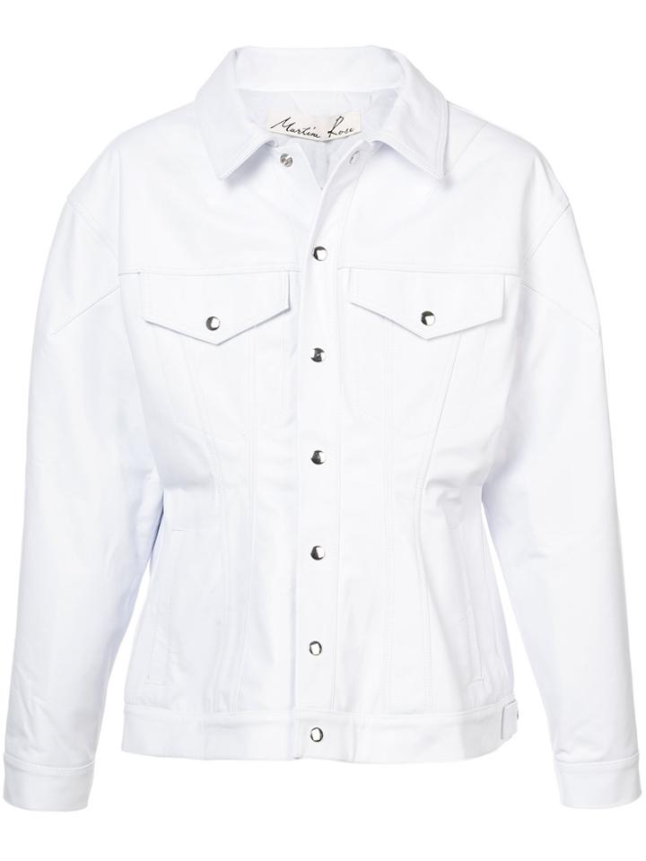 Martine Rose Buttoned Jacket - White