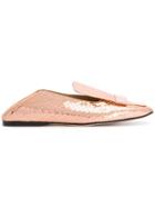 Sergio Rossi Sr1 Square-toe Loafers - Pink