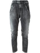 Diesel Fayza Boyfriend Jeans, Women's, Size: 23, Grey, Cotton/polyester/spandex/elastane
