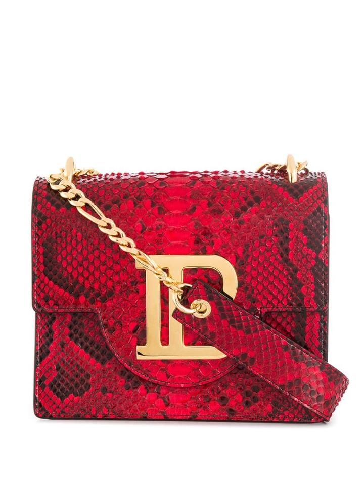 Balmain B-bag 21 Cross Body Bag - Red