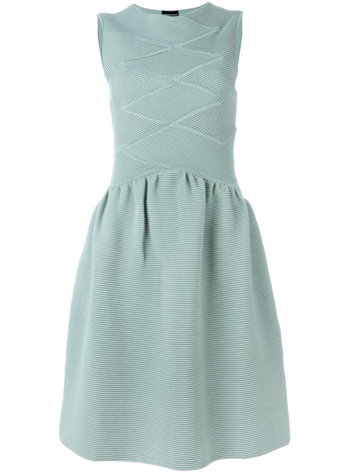 Emporio Armani Sleeveless Ribbed Dress