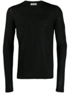 Jil Sander Fine Knit Sweater - Black