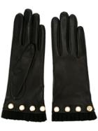 Gucci Studded Gloves - Black