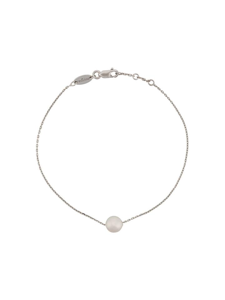 Redline 18kt White Gold And Akoya Pearl Bracelet - Silver