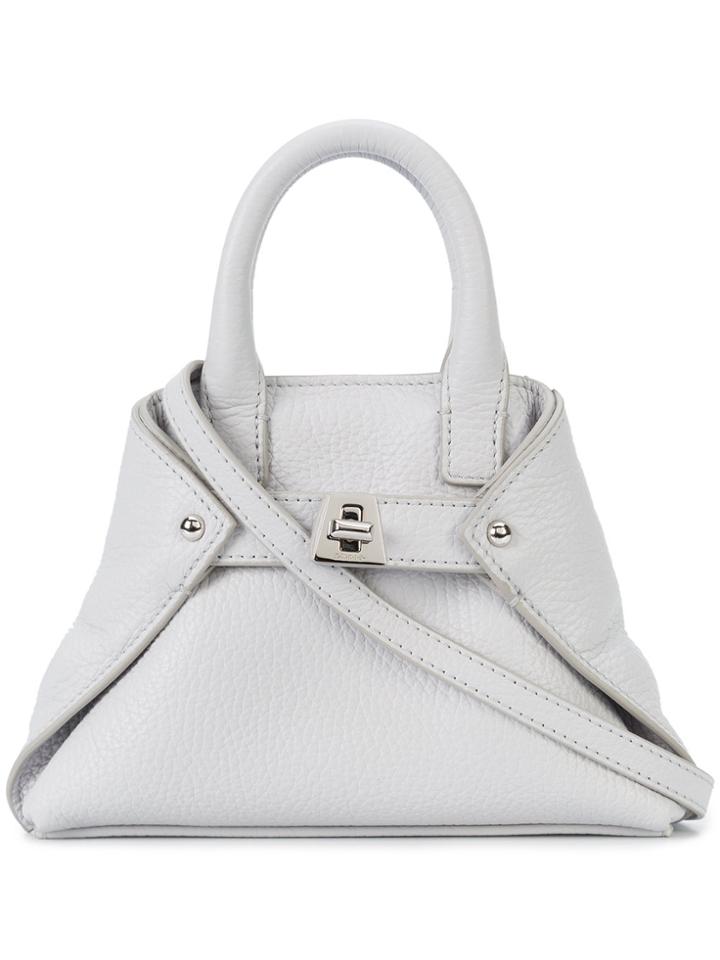 Akris Ai Cross Body Bag - Grey