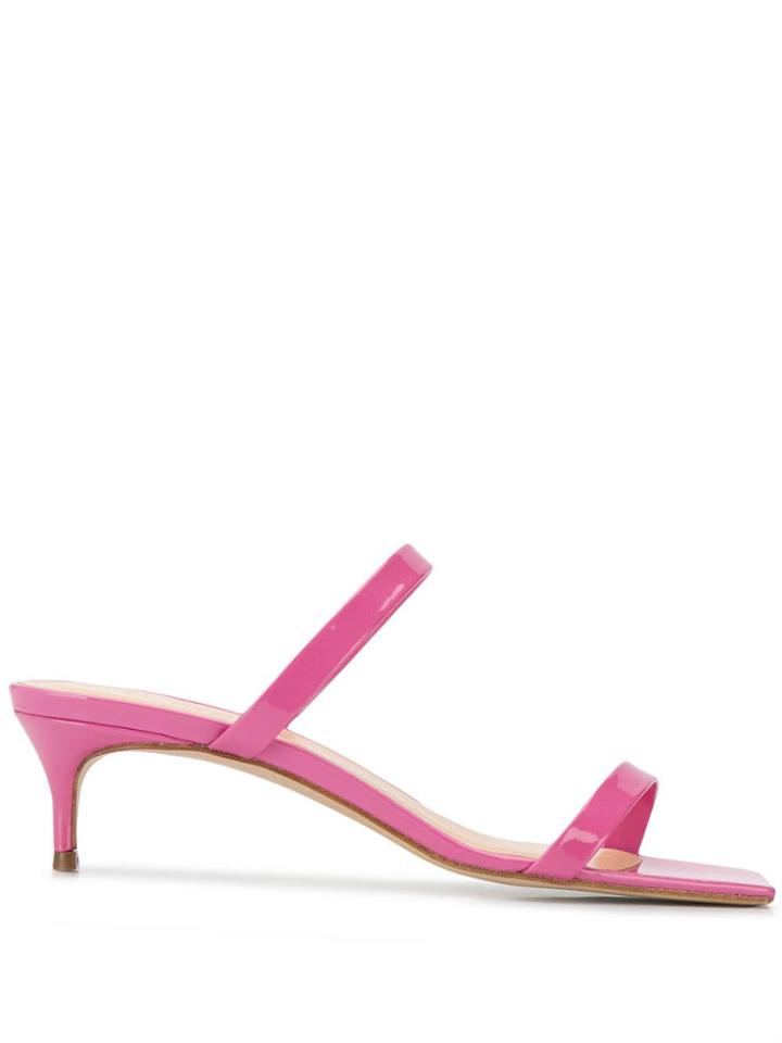 By Far Square Toe Sandals - Pink