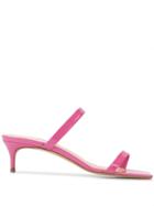 By Far Square Toe Sandals - Pink