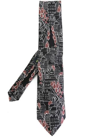 Etro Village Print Tie