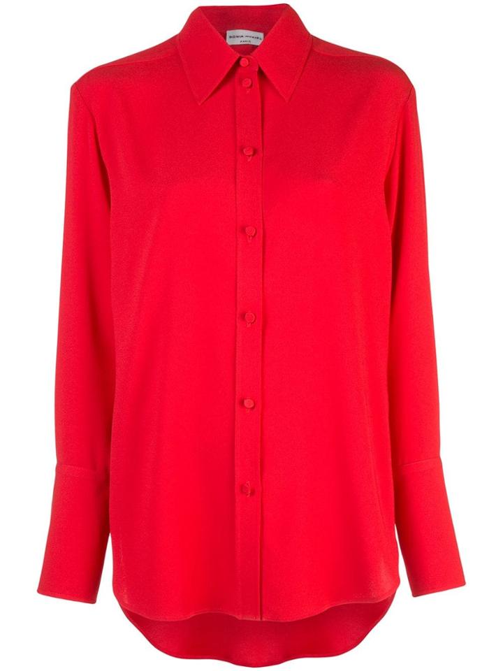 Sonia Rykiel Monochrome Shirt - Red