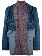 Comme Des Garçons Vintage Inside Out Ruffled Blazer, Men's, Size: Large, Blue