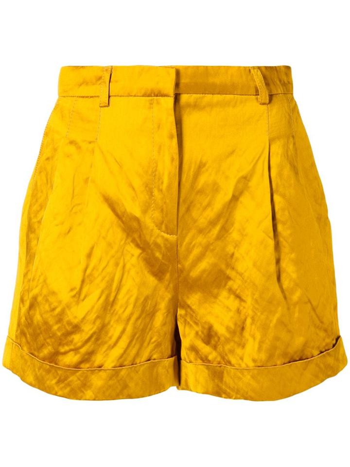 Philosophy Di Lorenzo Serafini Sheen Wide Shorts - Yellow