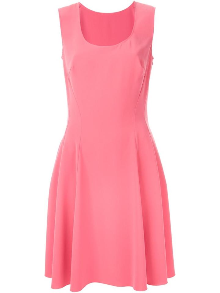Ermanno Scervino Sleeveless Flared Dress, Women's, Size: 40, Pink/purple, Polyester/spandex/elastane/silk