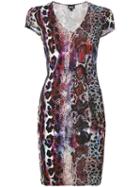 Just Cavalli - Printed Fitted Dress - Women - Viscose - 40, Viscose