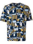 Z Zegna Casual Printed T-shirt - Blue