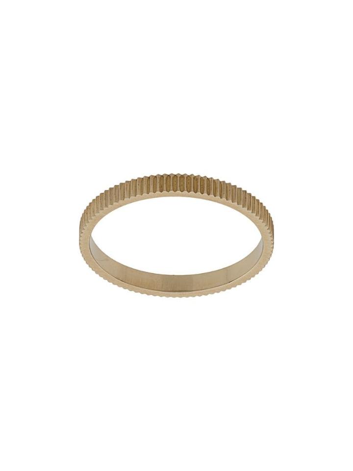 Lilian Von Trapp Ridged Ring - Gold