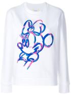 Iceberg Painted Minnie Sweatshirt - White