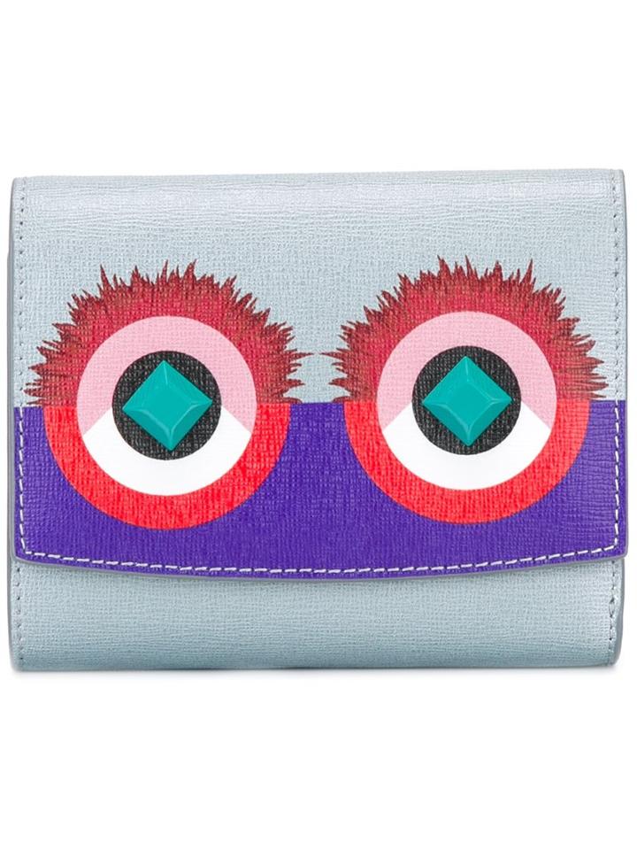 Fendi Fendi Monster Print Wallet
