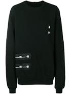 Rick Owens Drkshdw Patch Jersey Sweater - Black