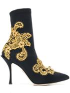 Dolce & Gabbana Lori Ankle Boots - Black