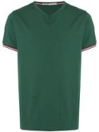 Moncler Striped Sleeve T-shirt - Green