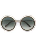 Chloé Carlina Sunglasses, Women's, Grey, Acetate/metal Other