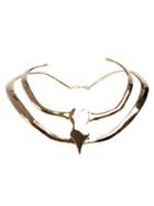 Undercover Double Spiked Necklace
