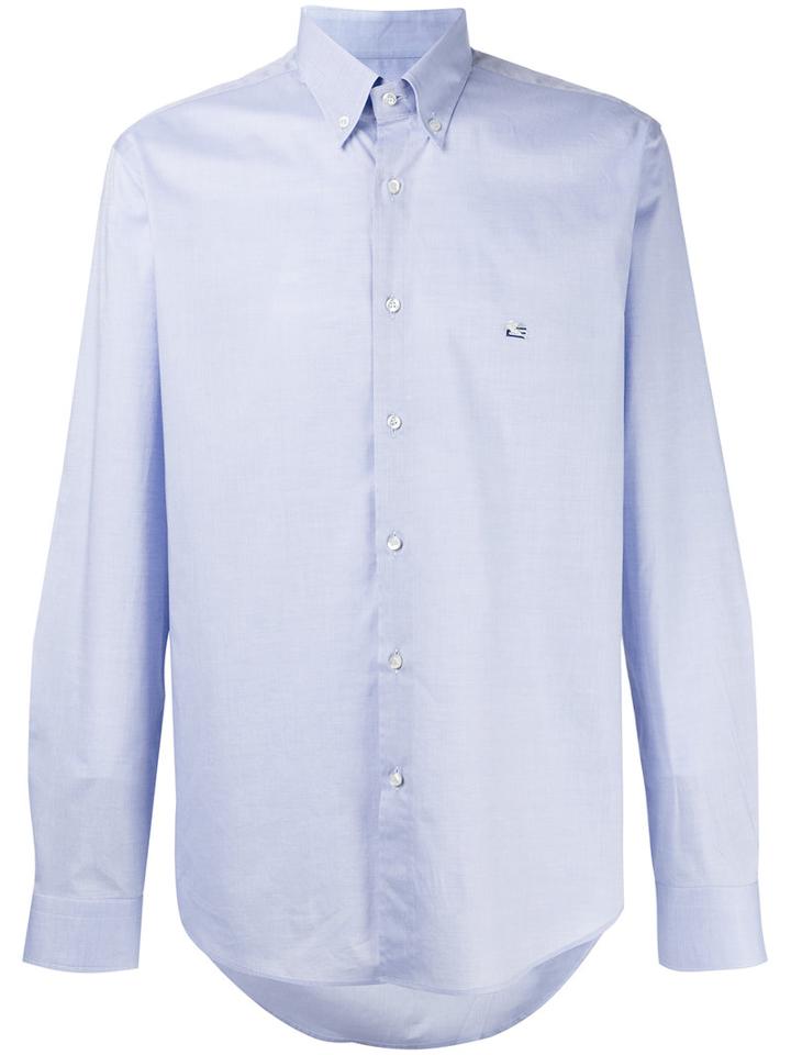 Etro - Classic Shirt - Men - Cotton - 43, Blue, Cotton
