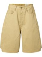 Ex Infinitas - Wide Chino Shorts - Men - Cotton - 30, Brown, Cotton