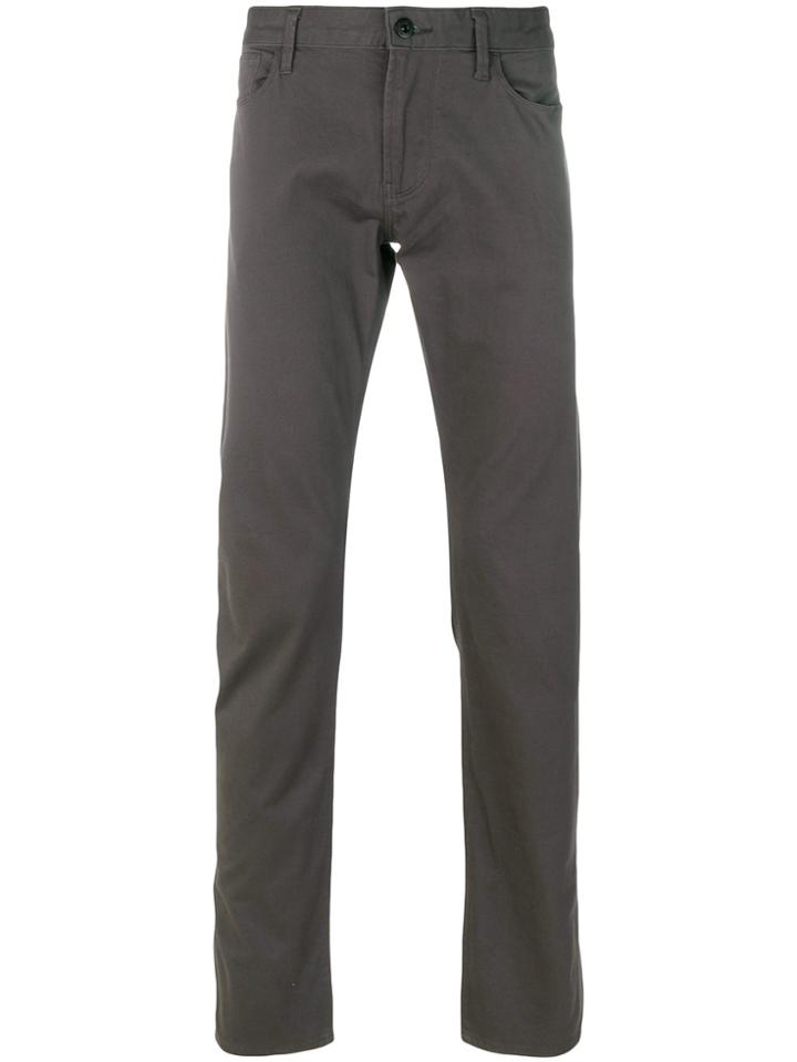 Armani Jeans Classic Chinos - Grey