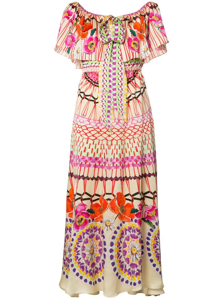 Temperley London Floral Print Dress, Women's, Size: 4, Silk