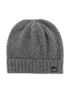 Paolo Pecora Kids Teen Knitted Beanie Hat - Grey