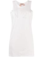 Nº21 Logo Vest Top - White