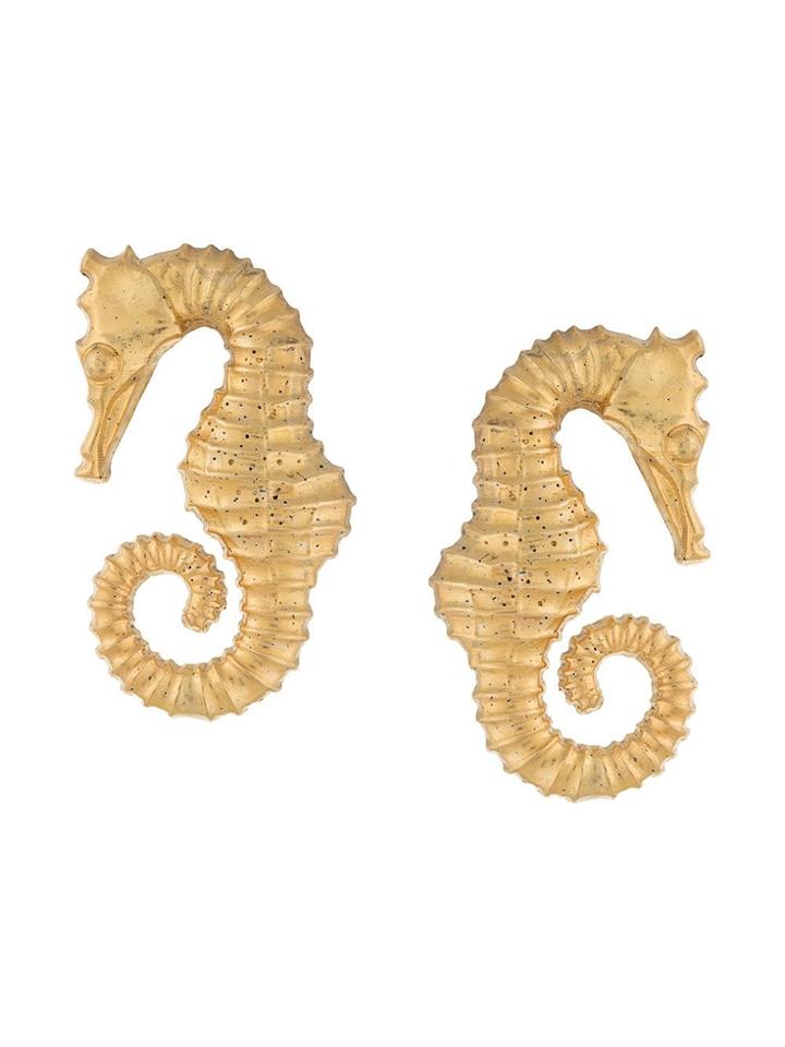 Natia X Lako Sea Horse Earrings - Gold