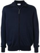 Brioni Zip-up Knitted Jacket - Blue