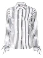 Pinko Tie Cuff Striped Shirt - White