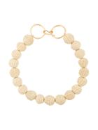 Carolina Herrera Raffia Beads Necklace - Nude & Neutrals