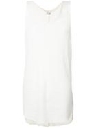 Ex Infinitas - Tank Top - Men - Linen/flax/polyamide - M, White, Linen/flax/polyamide
