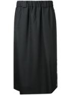 Moohong Skirt Front Shorts, Men's, Size: 46, Black, Wool