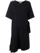 Tsumori Chisato Plain T-shirt Dress, Women's, Size: 3, Black, Cotton/acrylic/polyester