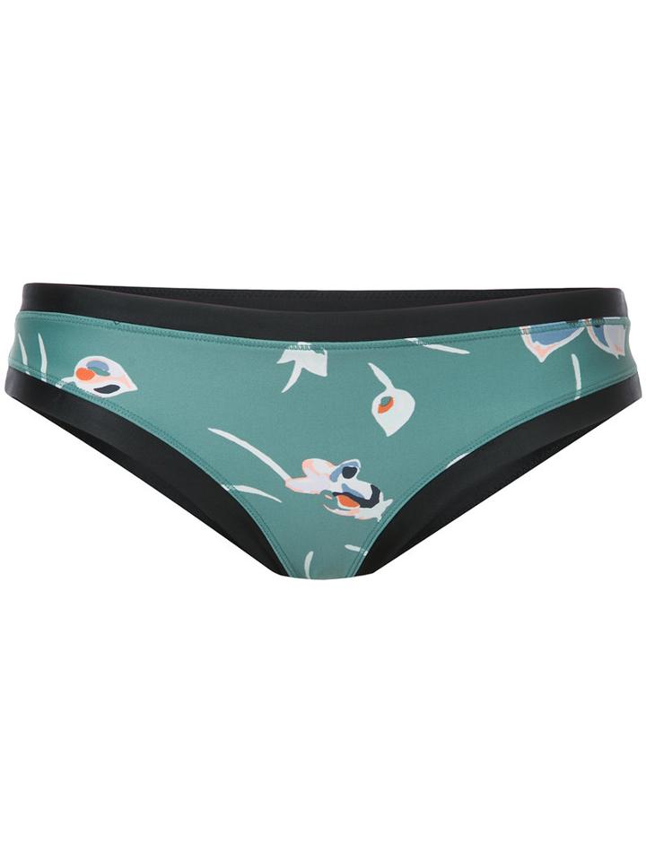 The Upside - Floral Print Bikini - Women - Polyamide - L, Green