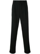 Jean Paul Gaultier Vintage Pinstriped Tailored Trousers - Black