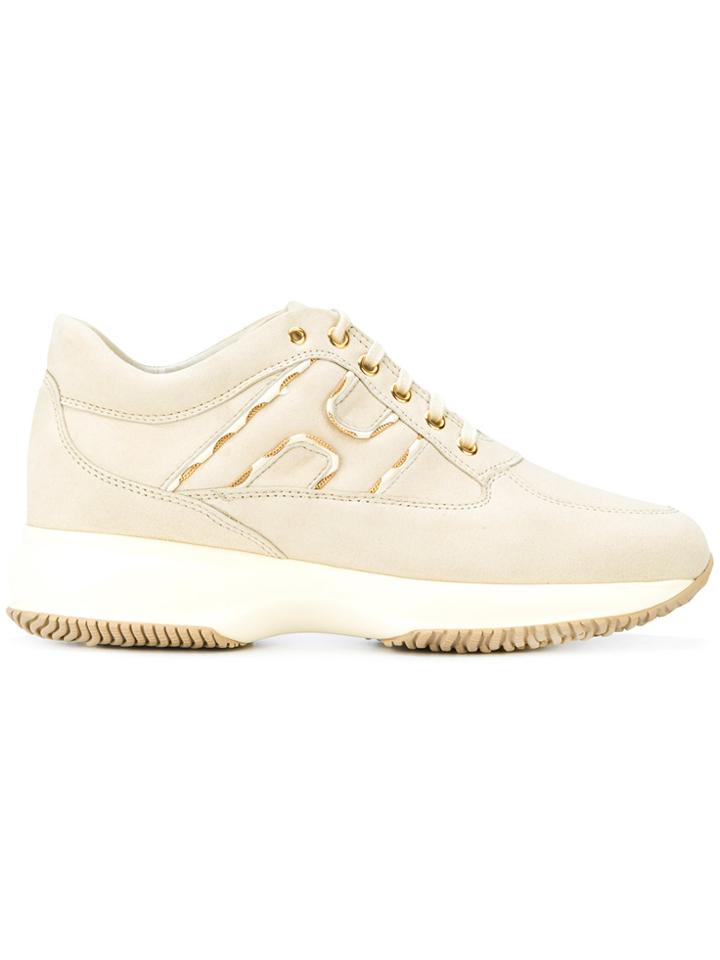 Hogan Interactive Chain H Sneakers - Nude & Neutrals