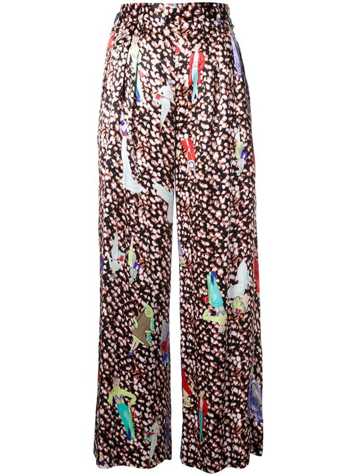 Theatre Products Tailored Cropped Trousers, Women's, Black, Rayon