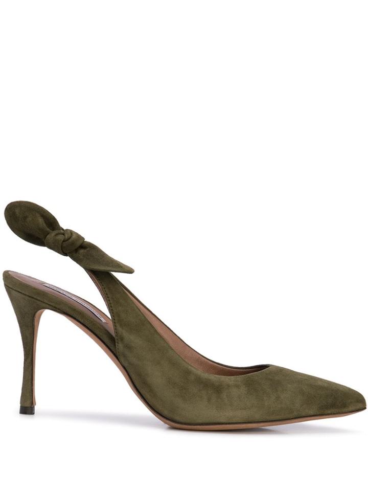 Tabitha Simmons Millie Slingback Pumps - Green