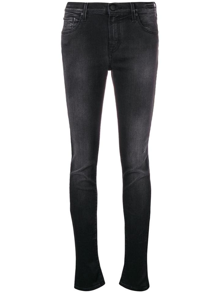 Jacob Cohen Cropped Skinny Jeans - Black