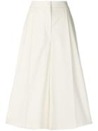 Stella Mccartney Cropped Flared Trousers - Neutrals