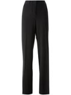 Alberto Biani Wide Leg Trousers, Women's, Size: 42, Black, Triacetate/polyester/acetate/cupro