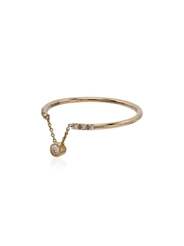 Xiao Wang 14 Kt Gold Gravity Chain Ring