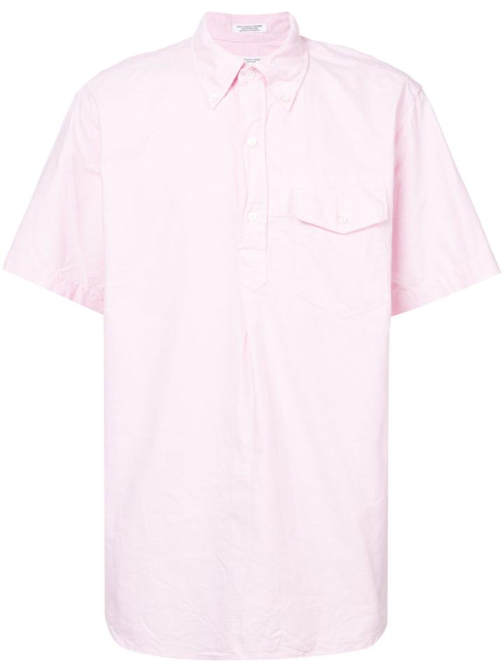 Engineered Garments Shortsleeved Button Shirt - Pink & Purple
